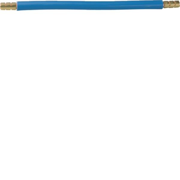 HAGER Verdrahtungsbrücke 1ph 125mm 10qmm K67N 50A Stift isol bl