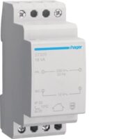 HAGER Sicherheitstrafo 230V 12V 1,5A REG ST320 2TE