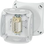 HENSEL Klemmenkasten 2,5qmm 5-fach Kunststoff Aufputz RK 0205 T 93x93x62mm IP66