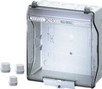 HENSEL Leergehäuse Kunststoff IP65 ET95mm KG 9003 B217xH253xT115mm geschl
