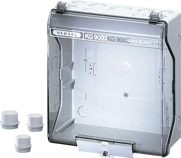 Hensel HENSEL Leergehäuse Kunststoff IP65 ET95mm KG 9003 B217xH253xT115mm geschl
