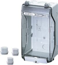 HENSEL Leergehäuse Kunststoff IP65 ET95mm KG 9001 B136xH253xT115mm geschl
