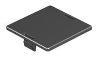 BETTERMANN Blindplatte PA 50mm schwarz LP R Blindplatte