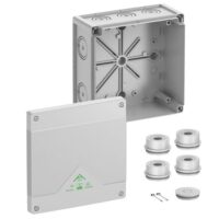 SPELSBERG Abzweigkasten 182x182mm Kunststoff grau Abox 160-L IP55 IK07 hfr