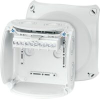 HENSEL Abzweigdose Klemme IP66/IP67/IP69 KF 0606 G 10qmm 130x130x77mm quadrat