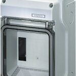 HENSEL Automatengehäuse Aufputz 1x4,5TE Kunststoff KV 9104 IP65 126x228x111mm ET93mm