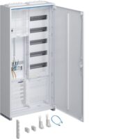 HAGER Komplettschrank Aufputz 1Z 1stö 2Feld ZB323T15T IP44 SS_5p 1100x550x205mm