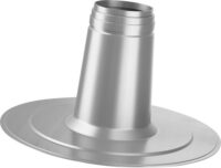 BOSCH Abgaszubehör FC-O60_80 Flachdachflansch, 0 Grau, d:125, L: 150mm