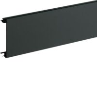 Bild vom Produkt: HAGER Oberteil GEB-K Kunststoff gra-schwarz unbeh BR08029011 80x2000mm glatt RAL9011