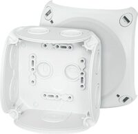HENSEL Abzweigdose IP66 4qmm quadrat Kunststoff DK 0400 G 104x104x70mm Wand/Decke hfr