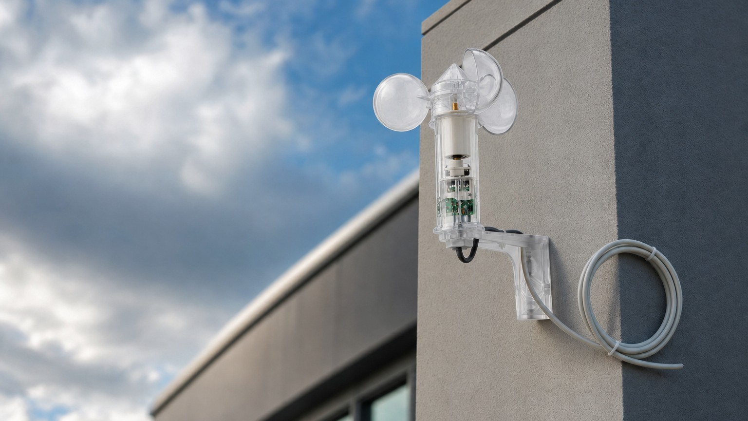 MDT Wetterstation SCN-WS3HW: KNX-Wetterstation für Sonnenschutz & Windalarm