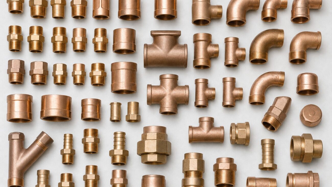 Rotguss-Fittings: die große Übersicht für Heimwerker