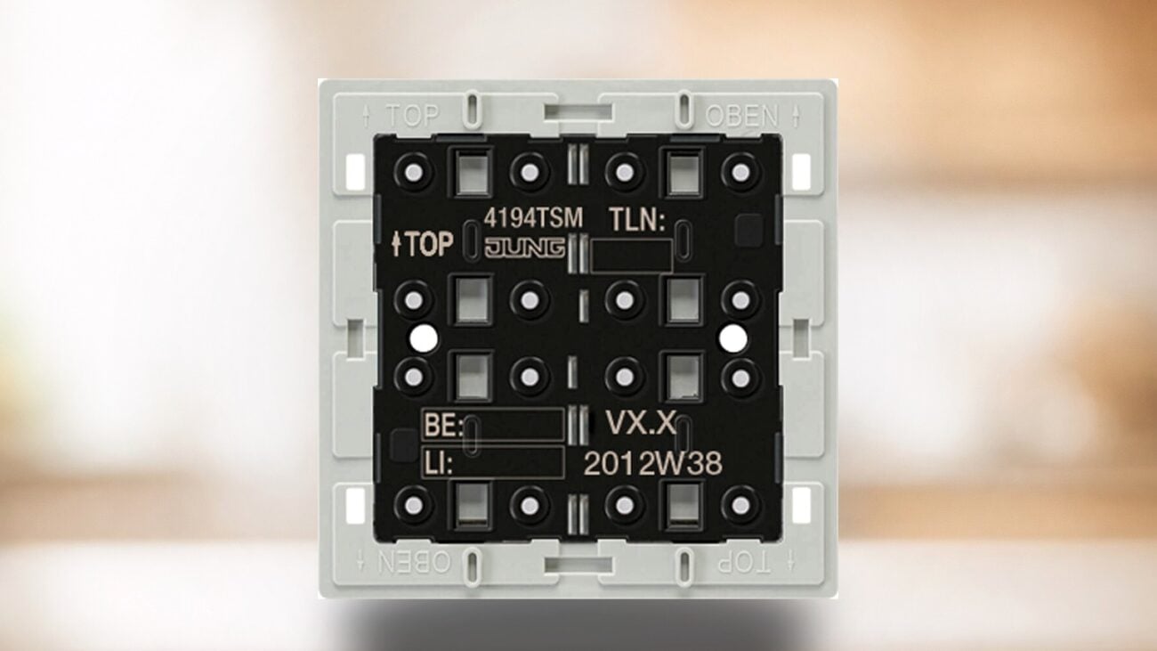 Jung KNX-Tastsensor: F 40, F 50 und die Tastsensor-Module