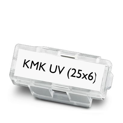 Phoenix Contact Kabelmarkerträger transparent, 25x6mm KMK UV (25X6)