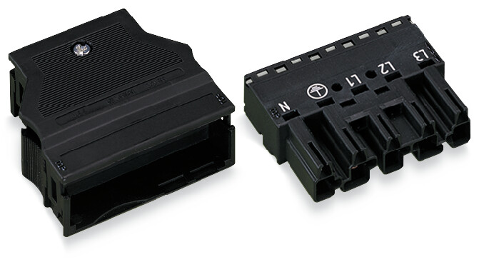 WAGO GmbH &amp; Co. KG Stecker 2x0,5-4mmq schwarz 770-115