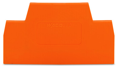 WAGO GmbH &amp; Co. KG Abschlußplatte orange 280-341
