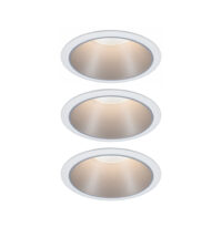 PAULMANN LED-Einbaustrahler 3x6,5W Konverter Cole Coin 934.10 3LEDs weiß 2700K weiß