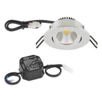 EVN Lichttechnik P-LED Deckeneinbauleuchte 3000K 230V rund chr PC20N61102