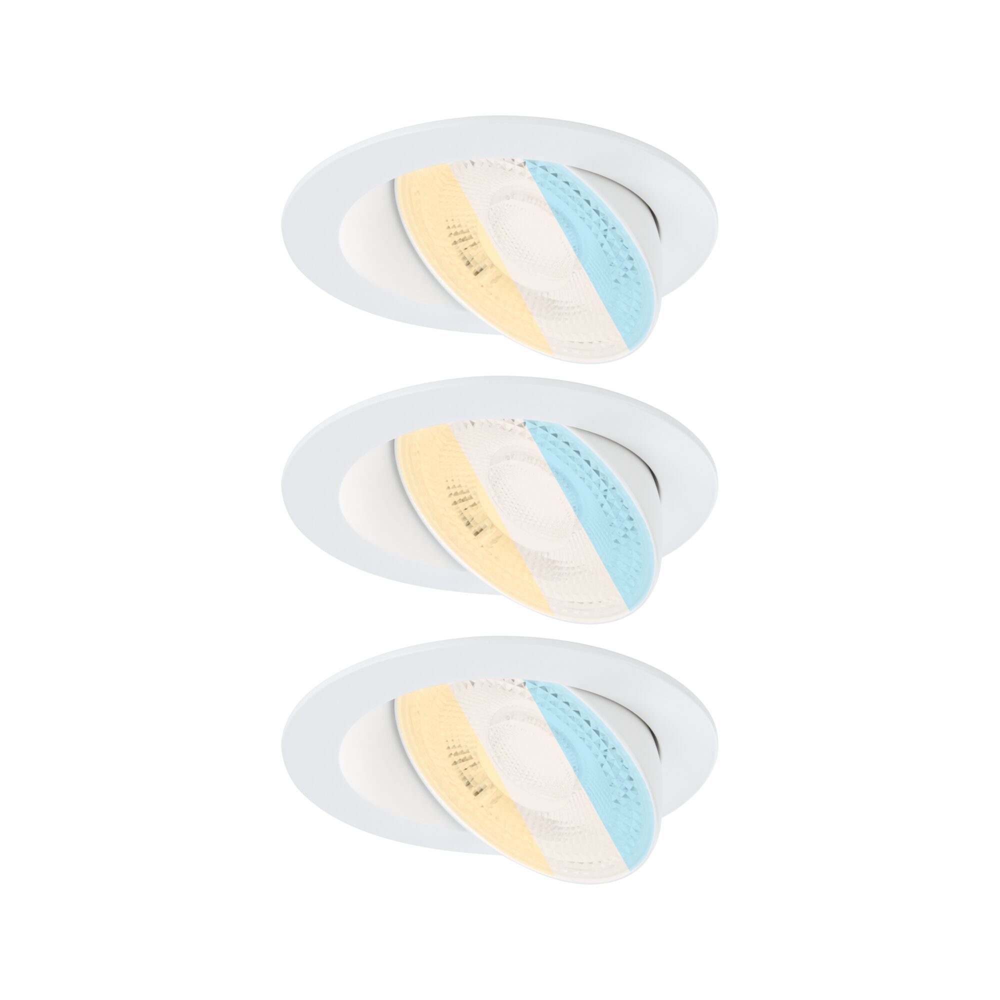 Paulmann PAULMANN LED-Einbaustrahler 6,5W Konverter weiß 922.54 3LEDs 2700-6500K weiß 700lm weiß matt