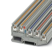 Phoenix Contact Initiatoren-/Aktorenklemme 0,14-1,5qmm, grau PTIO1,5/S/4-LED 24RD
