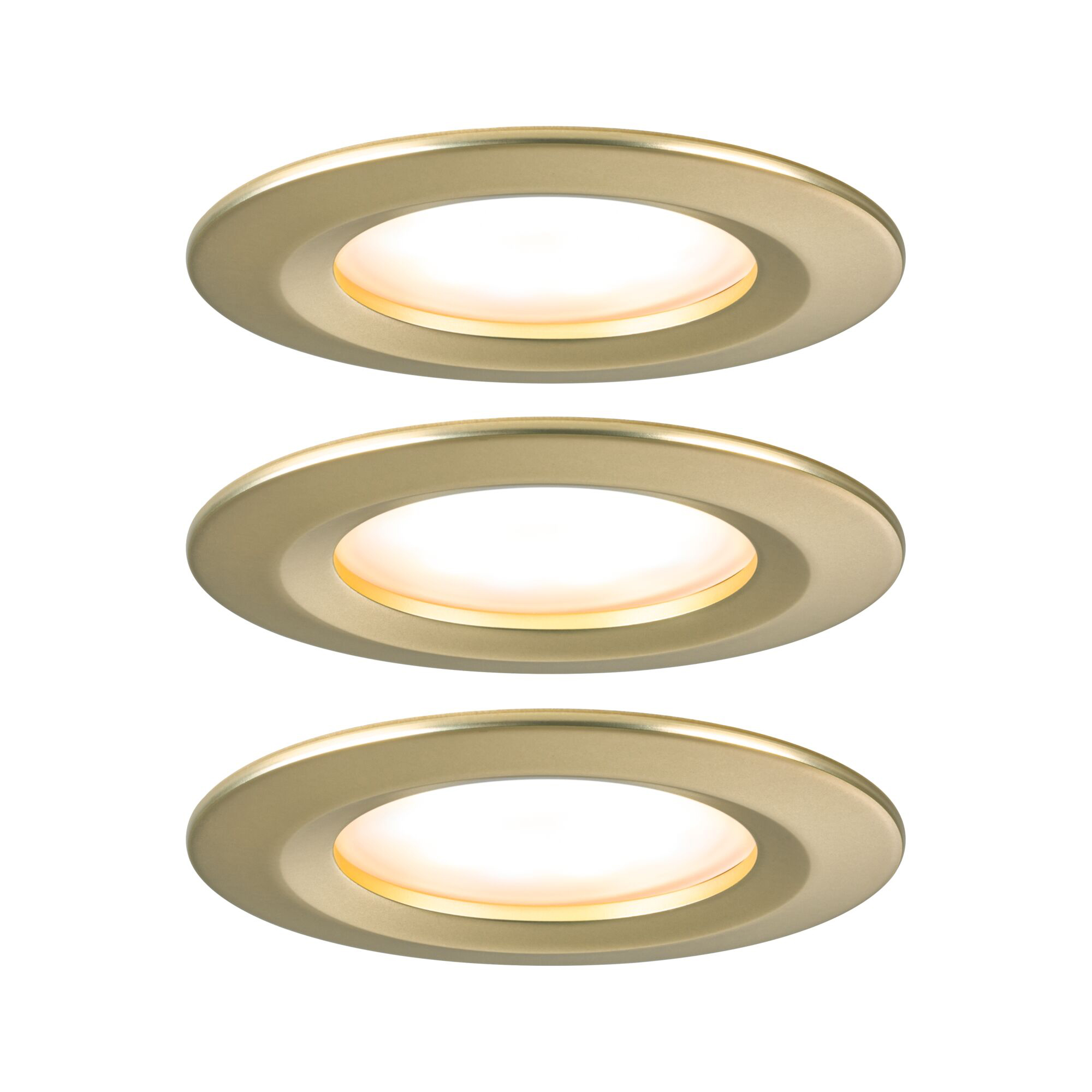 Paulmann PAULMANN LED-Einbaustrahler 6W Konverter go 924.05 3LEDs 2700K weiß 470lm go matt Aluminium
