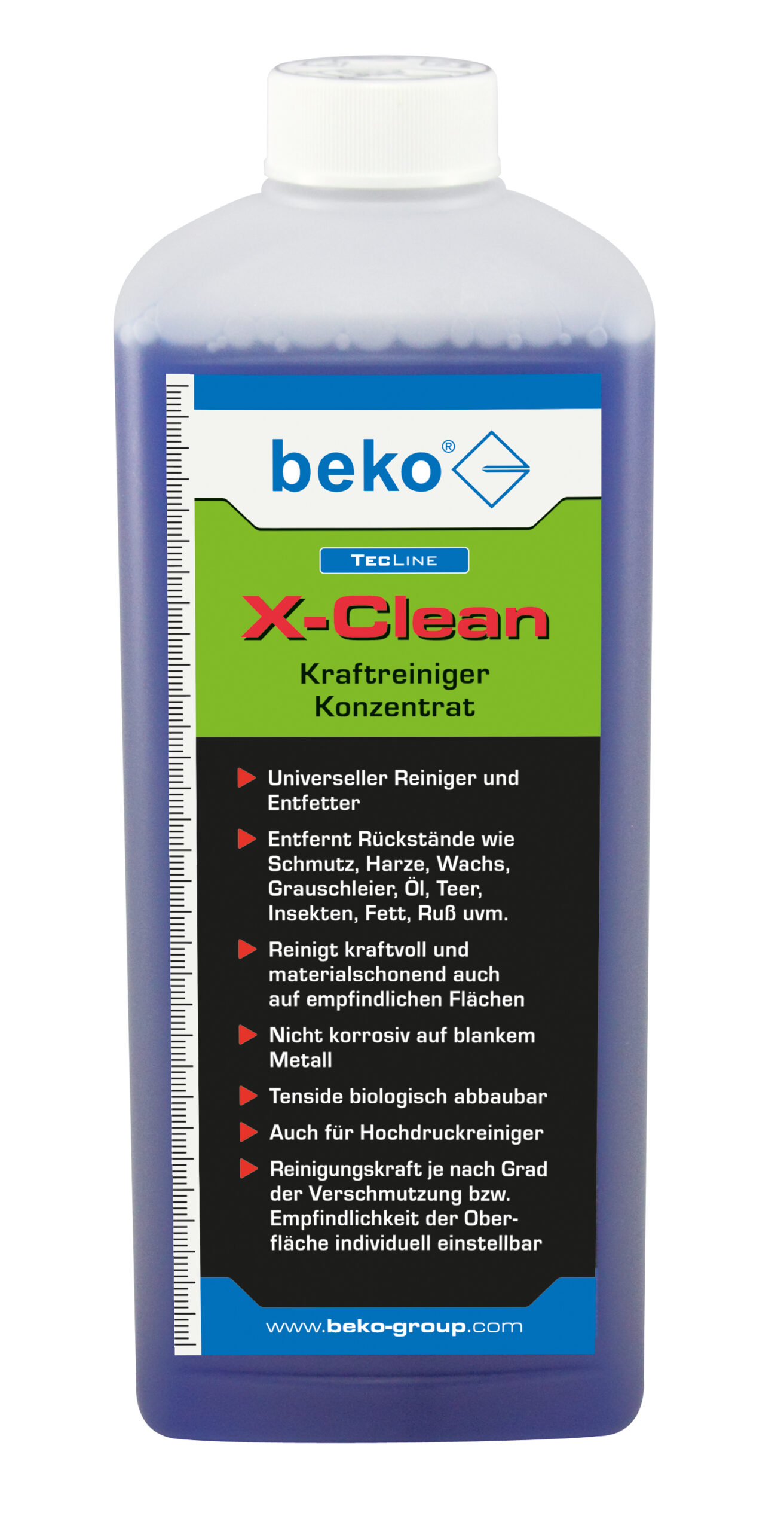 TecLine X_Clean Kraftreiniger _Konzentrat_ 1 l Flasche