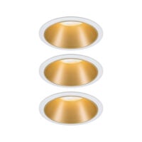 PAULMANN LED-Einbaustrahler 3x6,5W Konverter Cole Coin 934.06 3LEDs weiß 2700K weiß