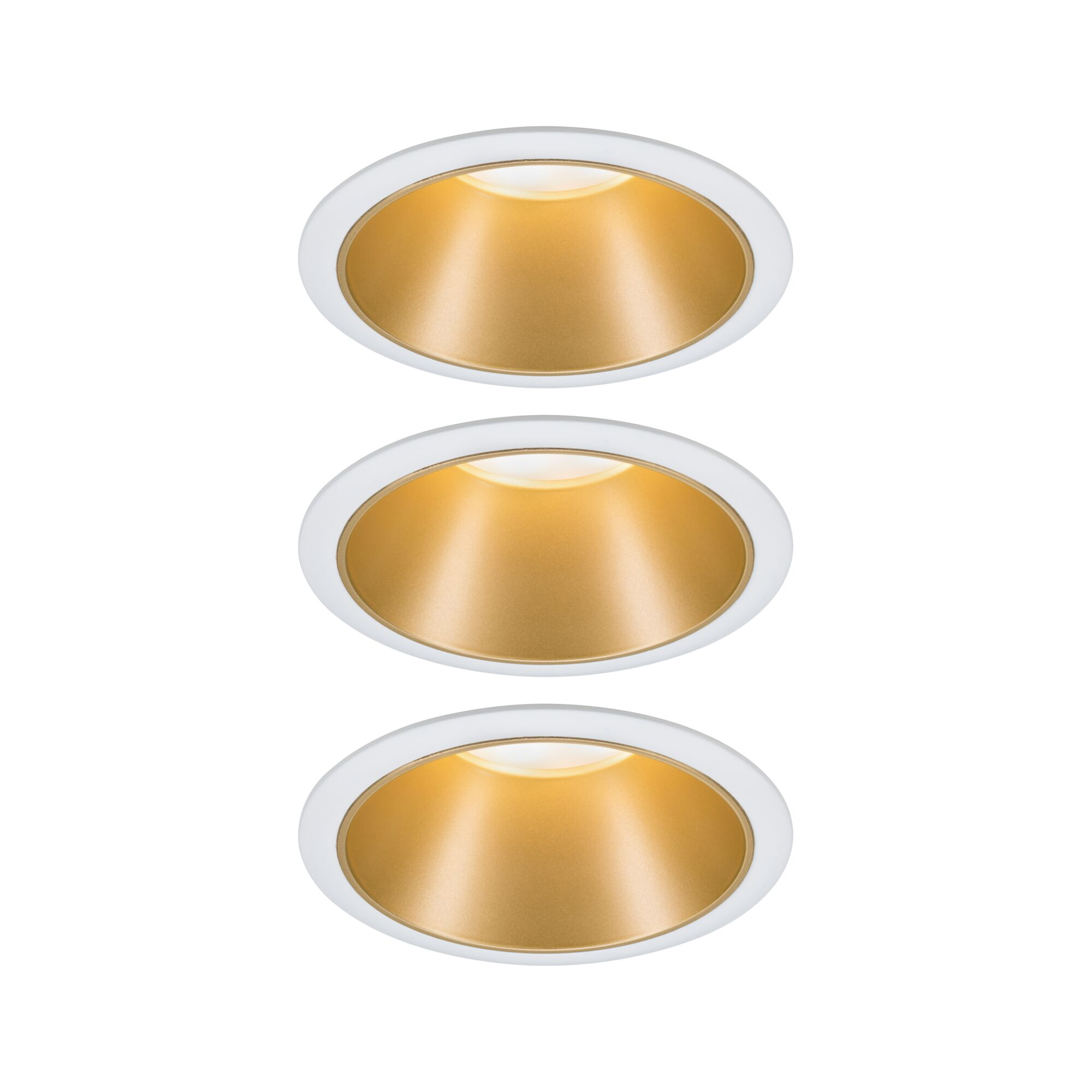 Paulmann PAULMANN LED-Einbaustrahler 3x6,5W Konverter Cole Coin 934.06 3LEDs weiß 2700K weiß