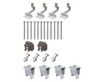 VAILLANT Schrägdach-Set, E. +2, Schwerla für Montage 2 x VPV P, Rahmen silber