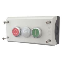 Eaton (Moeller) 2F-Drucktaster 2S2Ö, Aufbau, mit LED M22-I3-M2