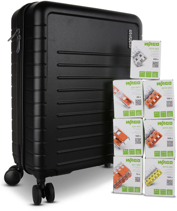 WAGO GmbH &amp; Co. KG Profi-Set mit AmericanTourister 887-1201