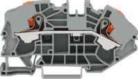 WAGO GmbH & Co. KG 2-Leiter-Verteilerklemme Drücker,16mm²,grau 2216-7601