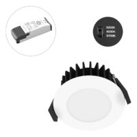 EVN Lichttechnik LED-Spot 230V dimmbar. IP54 3000-5700K weiß L54N070125