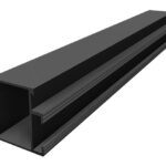 VAILLANT Montageschiene, 40 x 37,1 mm, Länge 2.380 mm, schwarz (1 Stück)