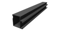 VAILLANT Montageschiene, 40 x 37,1 mm, Länge 2.380 mm, schwarz (1 Stück)