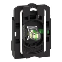 Schneider Electric Hilfsschalterblock 1S mit LED-Mod weiß 24V ZB5AW0B11