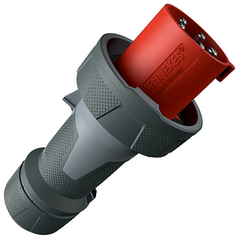 Mennekes MENNEKES CEE-Stecker 5p 63A IP67 400V/rt PowerTOP Xtra 13212 6h Schraubkl Kunststoff