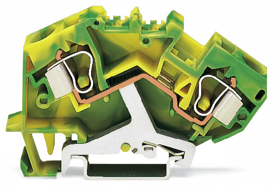 WAGO GmbH &amp; Co. KG Schutzleiterklemme 0,2-10qmm gn/gelb 784-607