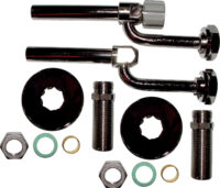 Anschlussteil Warm-/Kaltwasser 1/2" für Unterputzinstallation, verchromt
