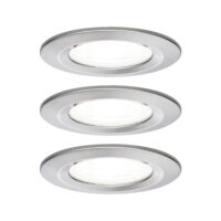 PAULMANN LED-Einbaustrahler 3x6,5W 3LEDs Nova 929.79 Edelstahl 4000K weiß 470lm GU10
