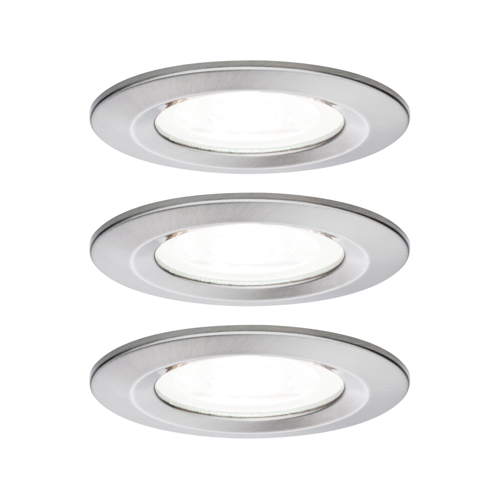 Paulmann PAULMANN LED-Einbaustrahler 3x6,5W 3LEDs Nova 929.79 Edelstahl 4000K weiß 470lm GU10