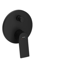 HANSGROHE Wannenmischer Unterputz Zebris mit Sicherungskombination mattschwarz