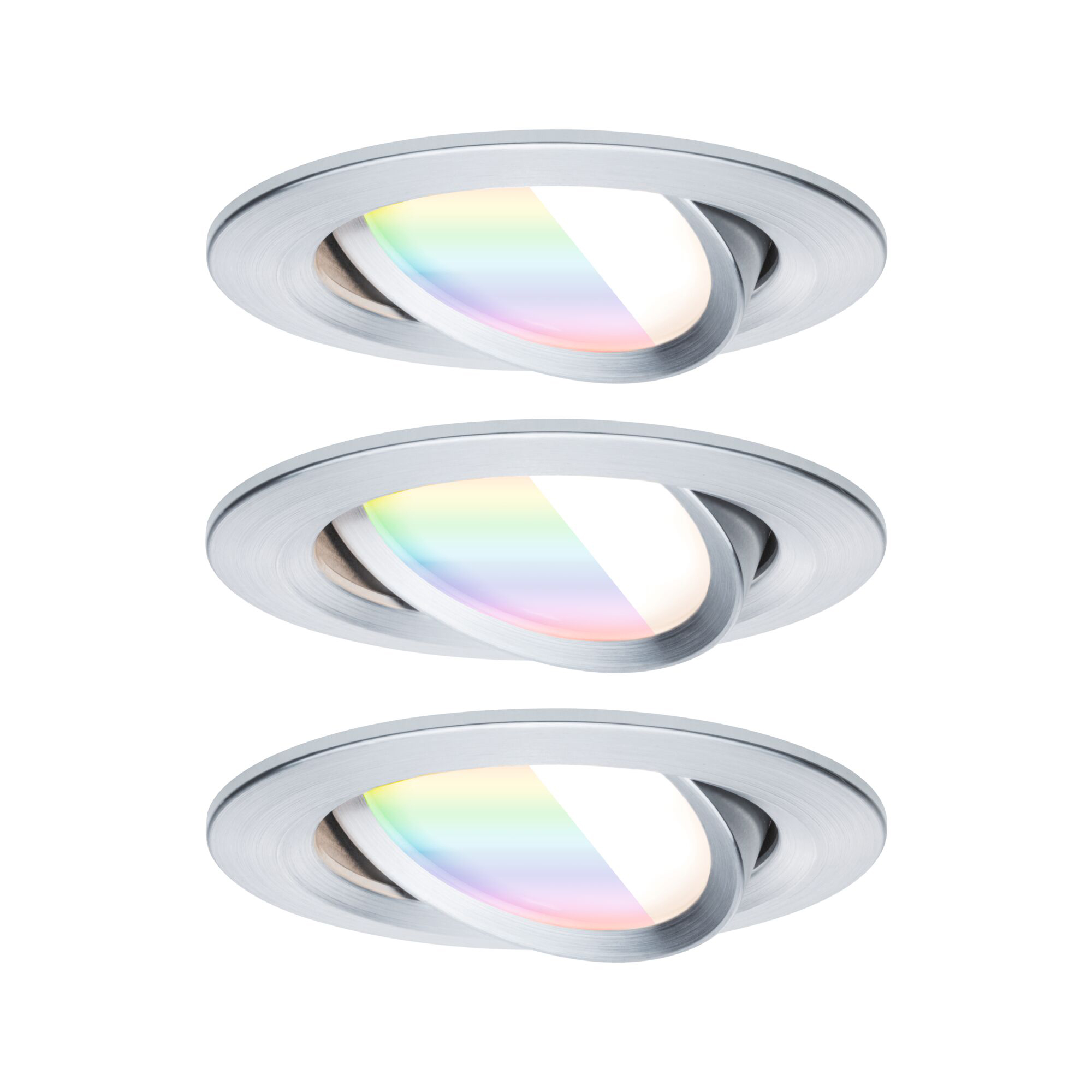 Paulmann PAULMANN LED-Einbaustrahler 6W Konverter alu Nova 924.35 3LEDs 2200-6500K RGBW 500lm