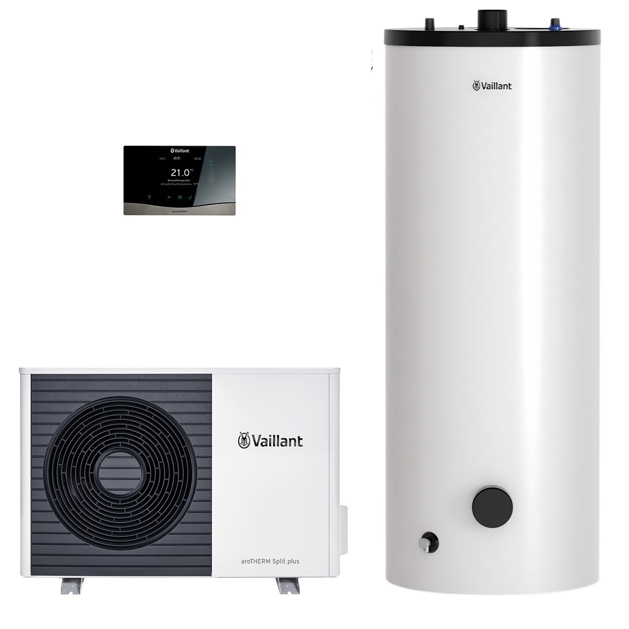 VAILLANT Paket4.0308 aroTHERM Split plus VWL 55/8.2 AS S2 mit VIH RW 250/2 B