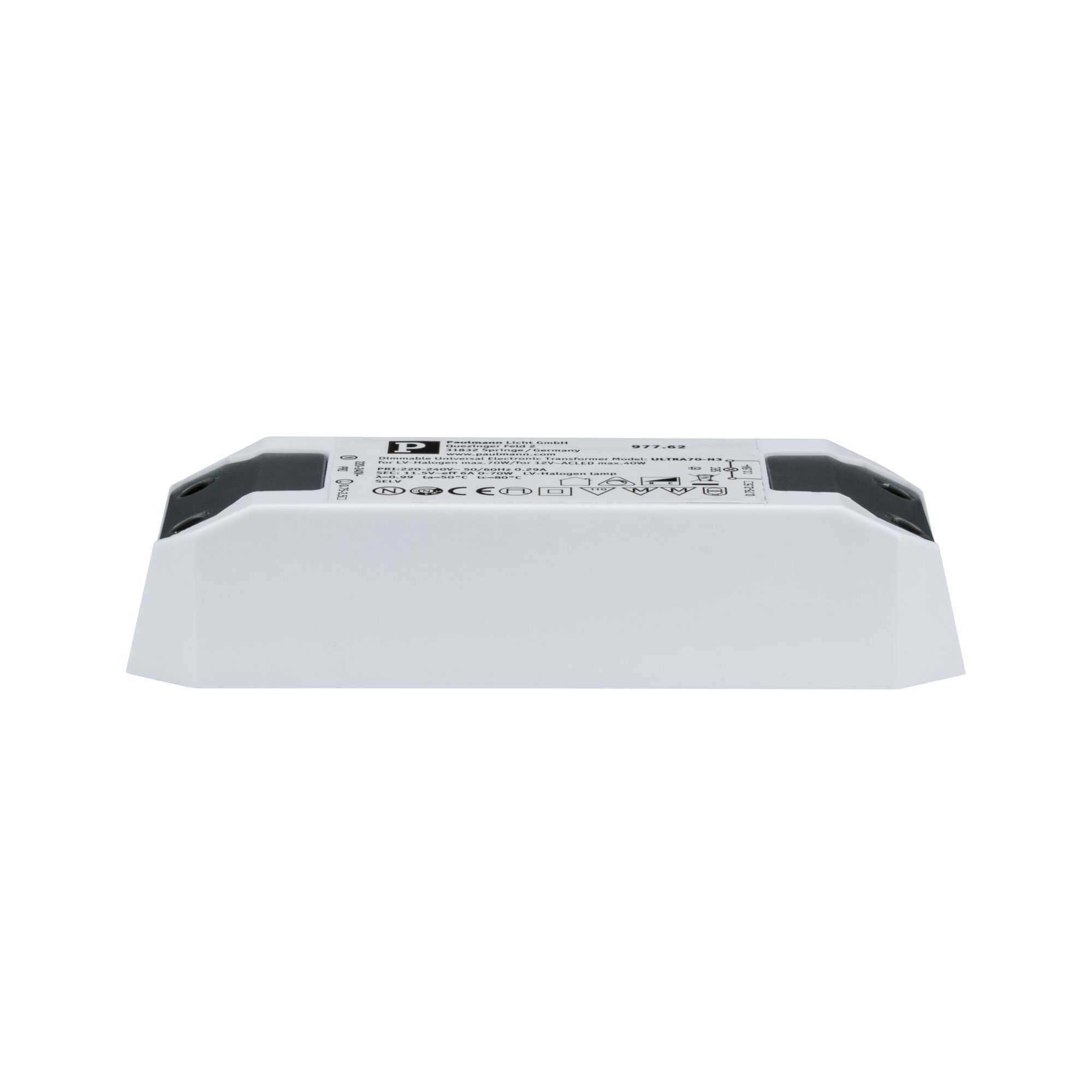 Paulmann PAULMANN Sicherheitstrafo 0-50W 12V weiß 977.62 127x44x28mm Konverter