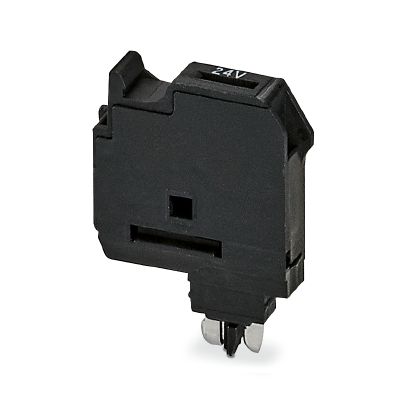 Phoenix Contact Sicherungsstecker 6,3A 28x6,2x25mm schwarz P-FU 5X20 LED 24