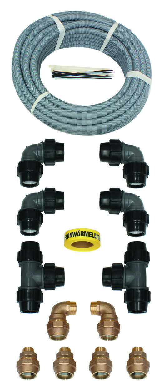 Installationsset für flexoTHERM 15/19kW mit 2x aroCOLLECT 40mm