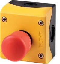 Eaton (Moeller) Not-Aus-Taster 1S1Ö, Aufbau M22-PV/KC11/IY