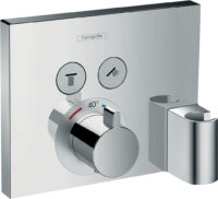 HANSGROHE Thermostat Unterputz ShowerSel FS 2 Verbraucher chrom mit Fixfit und Porter