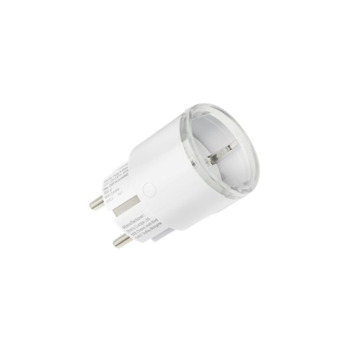 Shelly Shelly Plug &amp; Play "Plug S Gen3 Matter" Wi-Fi Smart-Steckdose 12A Messfunktion WLAN Bluetooth weiß